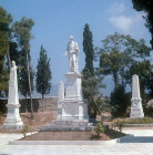 George Lord Byron, statue, Herves Park, Missolonghi, Greece